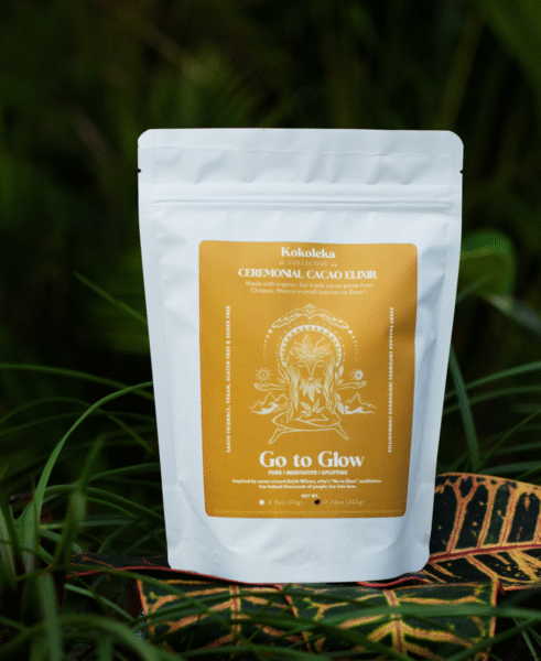Kokoleka Collective Go to Glow cacao package